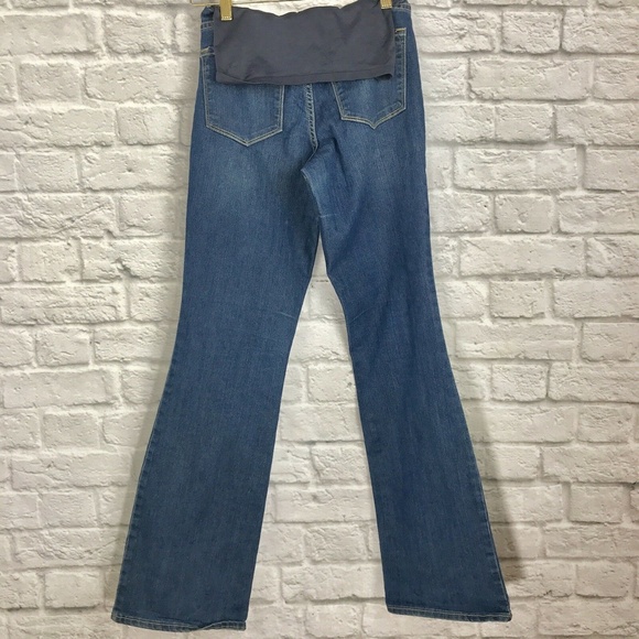 Old Navy Women's Size 6 Maternity Jeans Blue Flare - Picture 2 of 9
